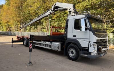 2020 (70) Volvo FM 6×2 420 26T Beavertail Crane mounted Lorry with FASSI F485