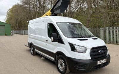 2023 (73) Ford Transit Leader Van RWD L2 H2 350 with Versalift Cherry Picker